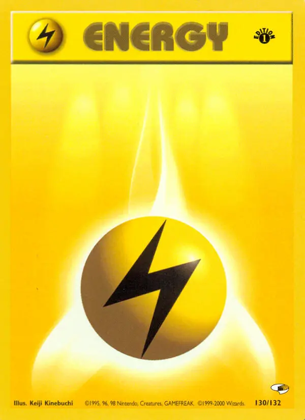Lightning Energy Common rarity Gym Heroes Pokémon card price — $1.76