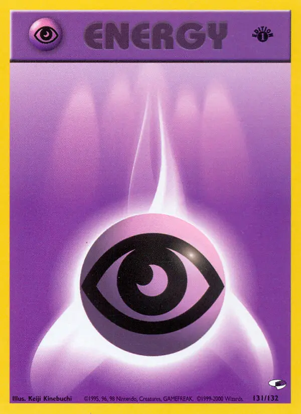Psychic Energy Common rarity Gym Heroes Pokémon card price — $1.56