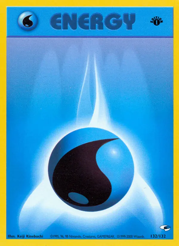Water Energy Common rarity Gym Heroes Pokémon card price — $1.89