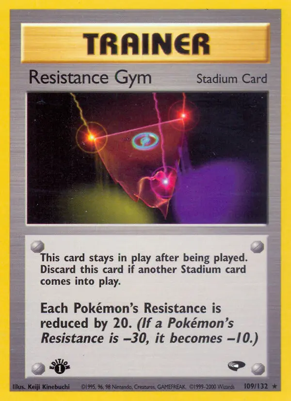 Resistance Gym Rare rarity Gym Challenge Pokémon card price — $8.41