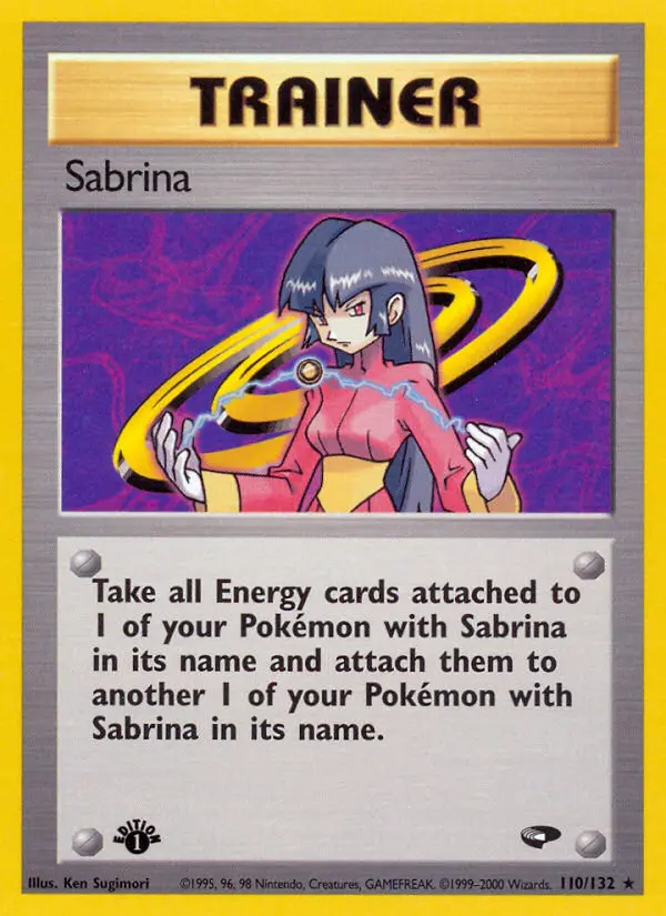 Sabrina Rare rarity Gym Challenge Pokémon card price — $23.09
