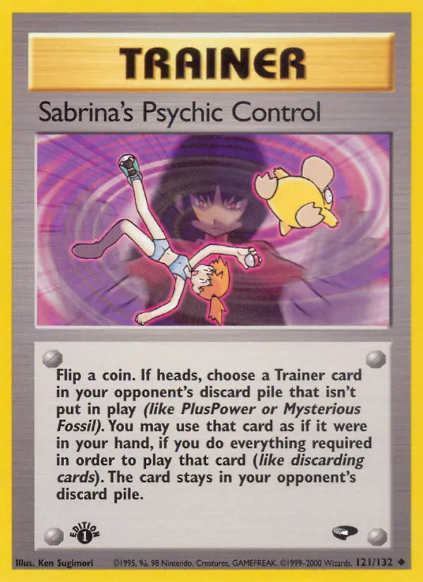 Sabrina's Psychic Control Uncommon rarity Gym Challenge Pokémon card price — $31.95