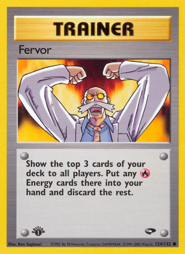 Fervor Common rarity Gym Challenge Pokémon card price — $1.84