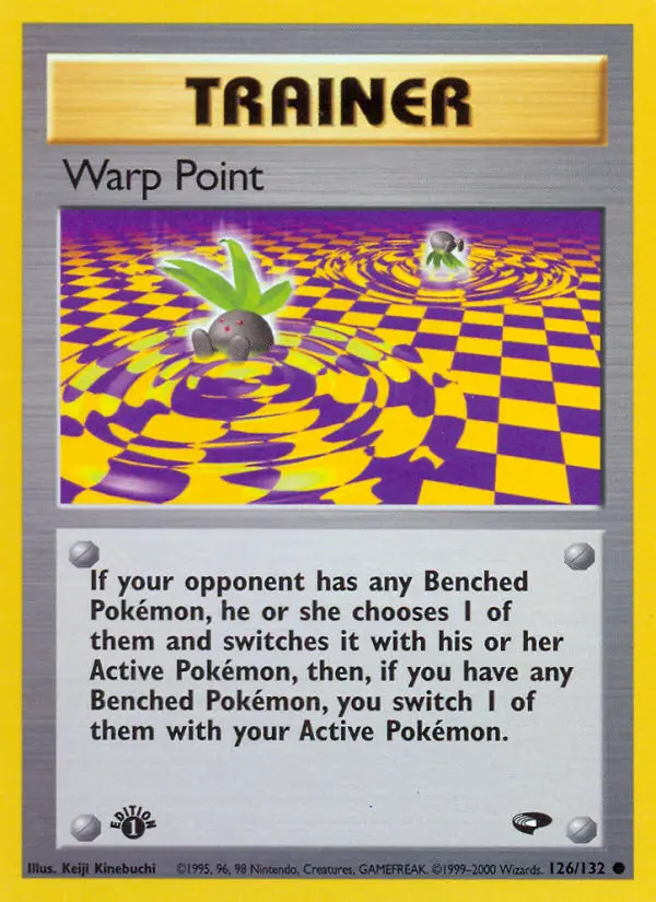 Warp Point Common rarity Gym Challenge Pokémon card price — $1.57
