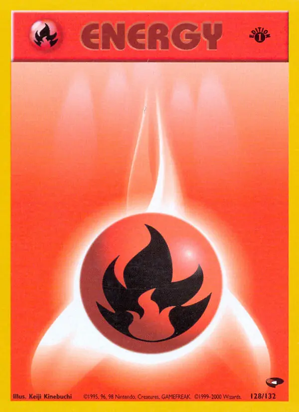 Fire Energy Common rarity Gym Challenge Pokémon card price — $1.42