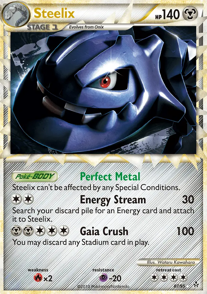 Steelix Rare rarity Unleashed Pokémon card price — $112.97