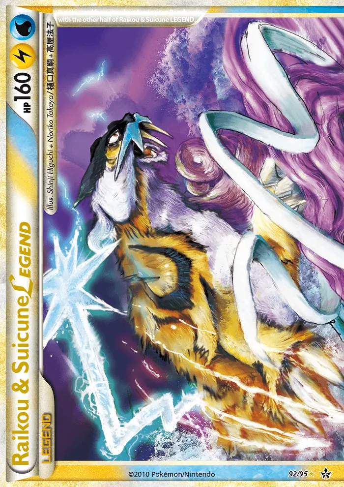 Raikou & Suicune LEGEND Rare rarity Unleashed Pokémon card price — $78.65