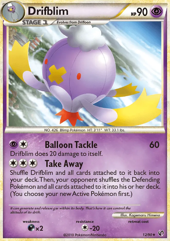Drifblim Rare rarity Undaunted Pokémon card price — $2.70