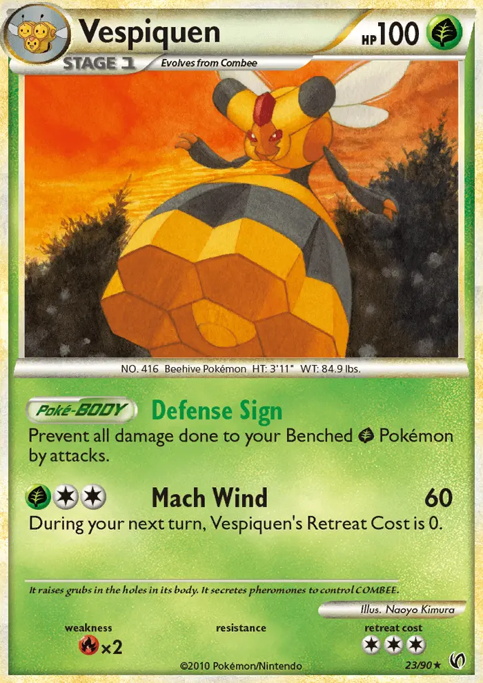 Vespiquen Rare rarity Undaunted Pokémon card price — $5.84