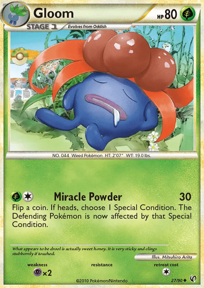Gloom Uncommon rarity Undaunted Pokémon card price — $2.85