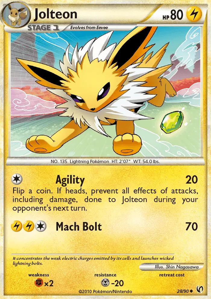 Jolteon Uncommon rarity Undaunted Pokémon card price — $33.50