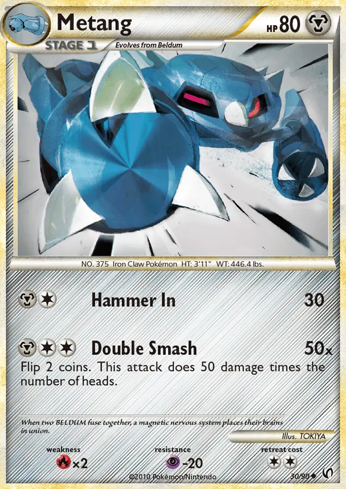 Metang Uncommon rarity Undaunted Pokémon card price — $2.77