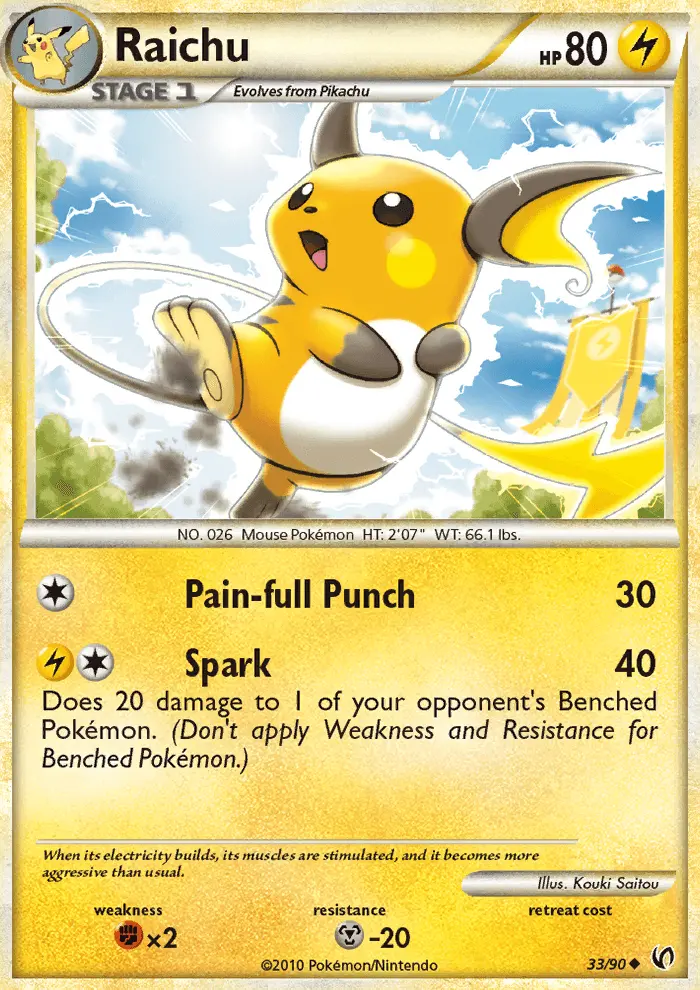 Raichu Uncommon rarity Undaunted Pokémon card price — $41.82