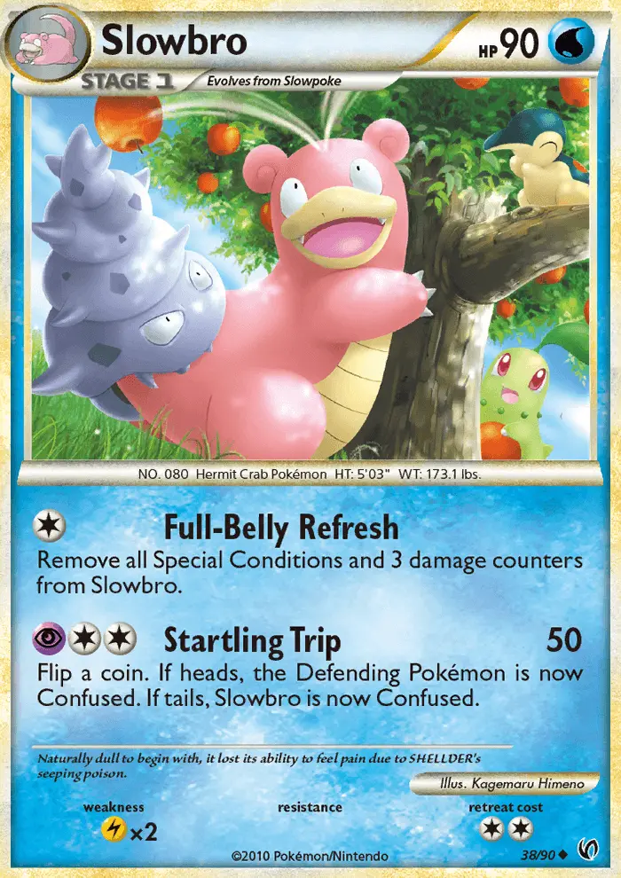 Slowbro Uncommon rarity Undaunted Pokémon card price — $27.50