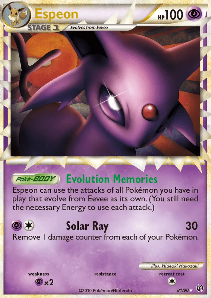 Espeon Rare rarity Undaunted Pokémon card price — $267.03