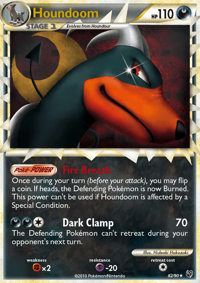 Houndoom Rare rarity Undaunted Pokémon card price — $213.74