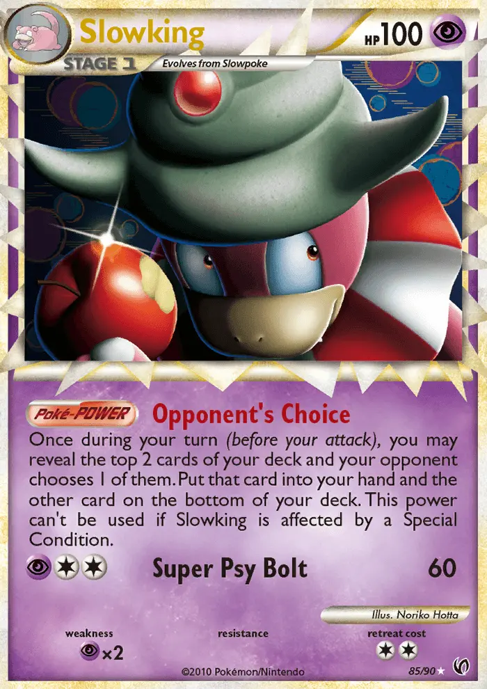 Slowking Rare rarity Undaunted Pokémon card price — $63.93