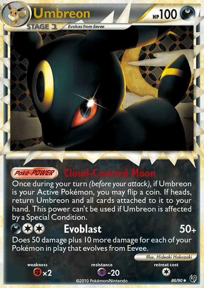 Umbreon Rare rarity Undaunted Pokémon card price — $506.94