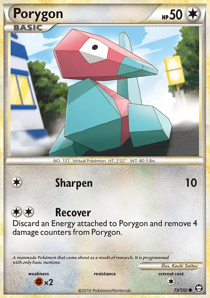 Porygon Common rarity Triumphant Pokémon card price — $8.05