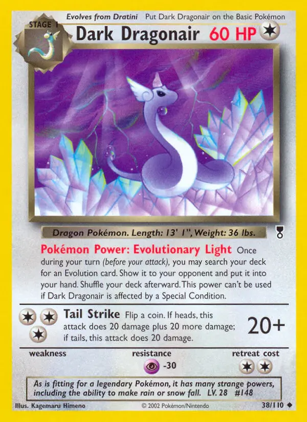Dark Dragonair Uncommon rarity Legendary Collection Pokémon card price — $395.01