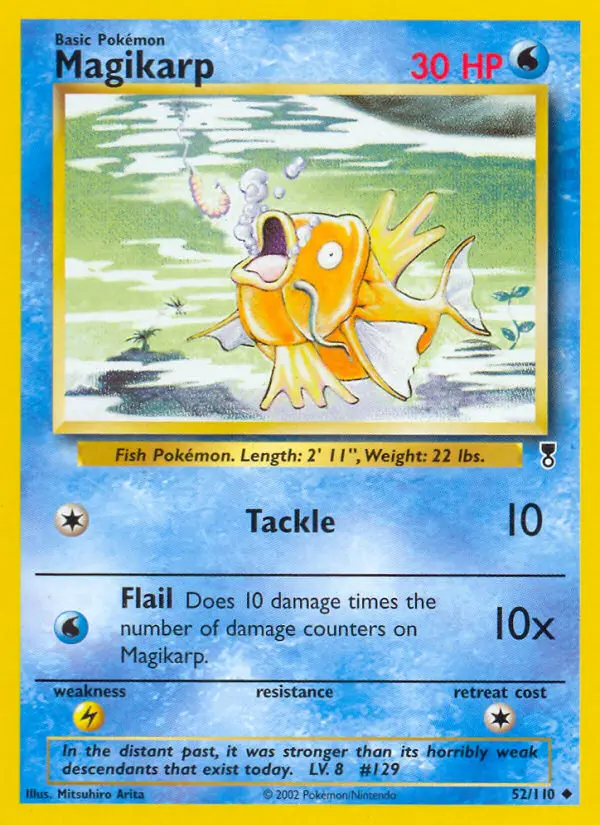 Magikarp Uncommon rarity Legendary Collection Pokémon card price — $699.99