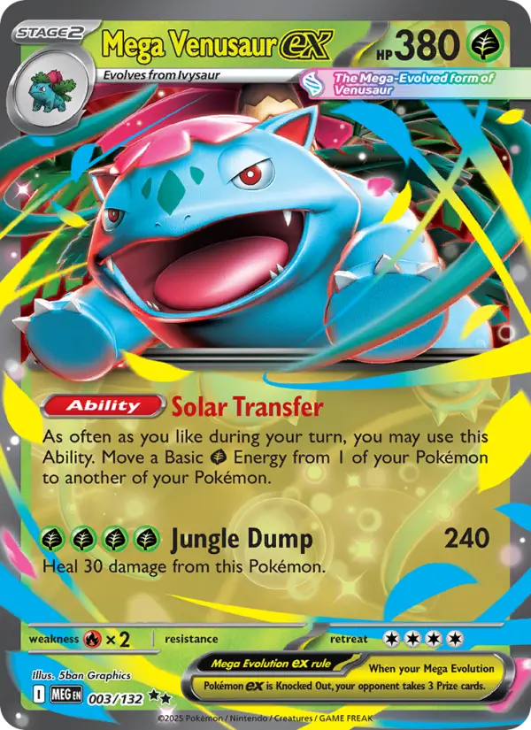 Mega Venusaur ex Ultra Rare rarity Mega Evolution Pokémon card price — $0.87