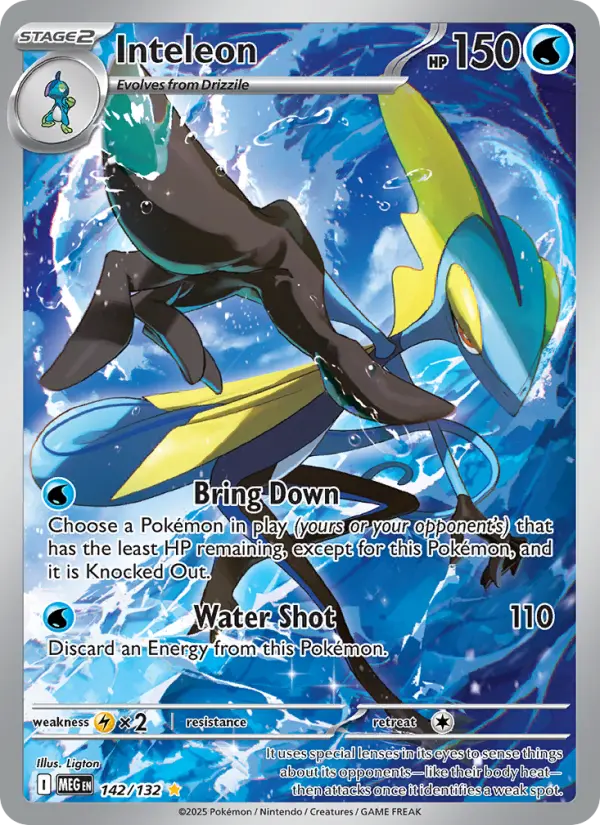 Inteleon Secret Rare rarity Mega Evolution Pokémon card price — $2.43