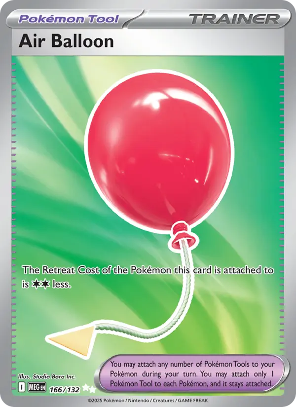 Air Balloon Secret Rare rarity Mega Evolution Pokémon card price — $2.08