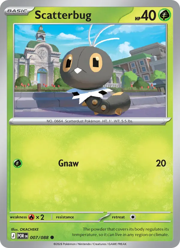 Scatterbug Common rarity Perfect Order Pokémon card price — $0.19