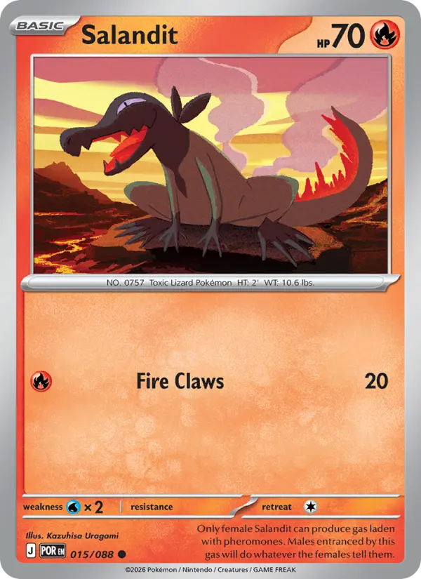 Salandit Common rarity Perfect Order Pokémon card price — $0.27