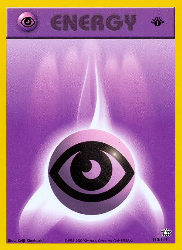Psychic Energy Common rarity Neo Genesis Pokémon card price — $1.39