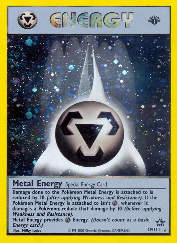 Metal Energy Rare rarity Neo Genesis Pokémon card price — $27.94