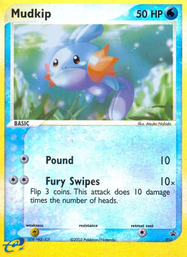 Mudkip Common rarity Nintendo Black Star Promos Pokémon card price