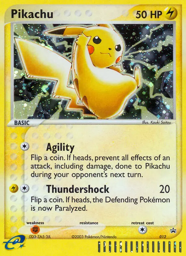 Pikachu Common rarity Nintendo Black Star Promos Pokémon card price