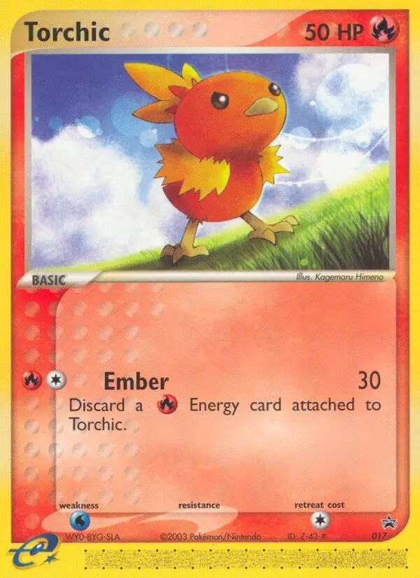 Torchic Common rarity Nintendo Black Star Promos Pokémon card price