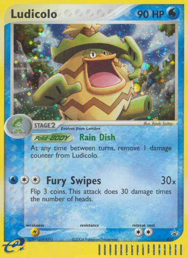 Ludicolo Common rarity Nintendo Black Star Promos Pokémon card price