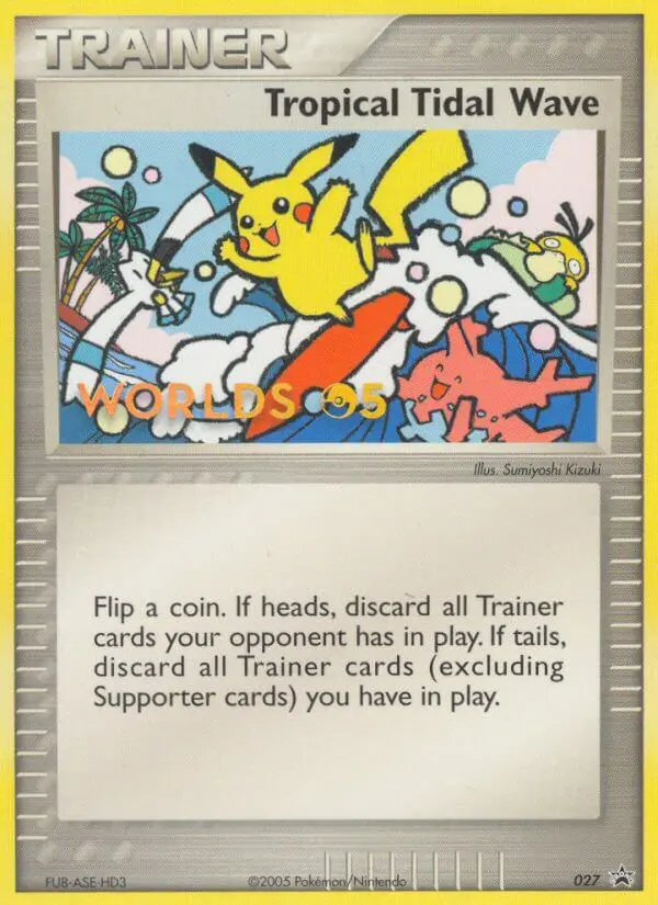 Tropical Tidal Wave Common rarity Nintendo Black Star Promos Pokémon card price