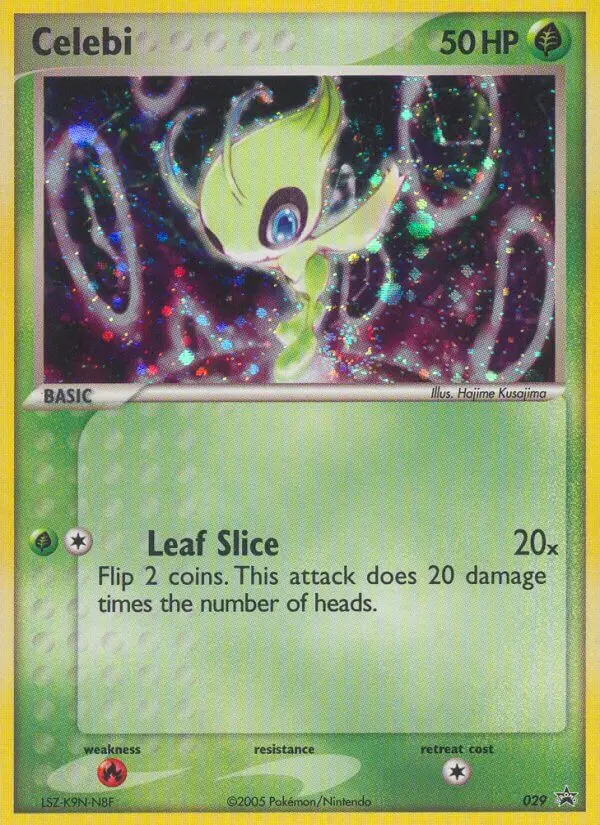 Celebi Common rarity Nintendo Black Star Promos Pokémon card price