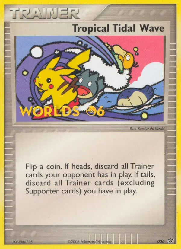 Tropical Tidal Wave Common rarity Nintendo Black Star Promos Pokémon card price