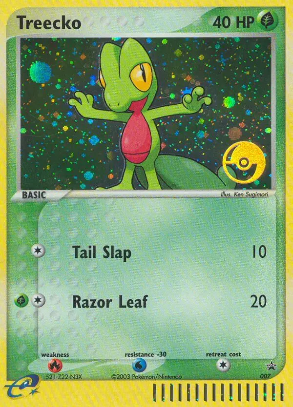 Treecko Common rarity Nintendo Black Star Promos Pokémon card price