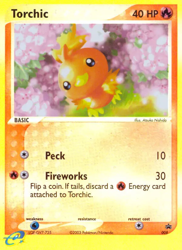 Torchic Common rarity Nintendo Black Star Promos Pokémon card price