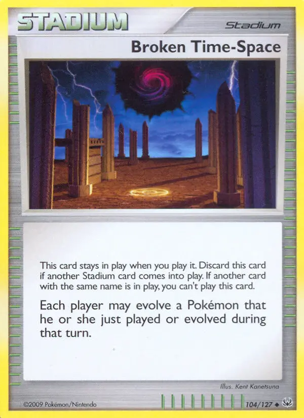 Broken Time-Space Uncommon rarity Platinum Pokémon card price — $7.50