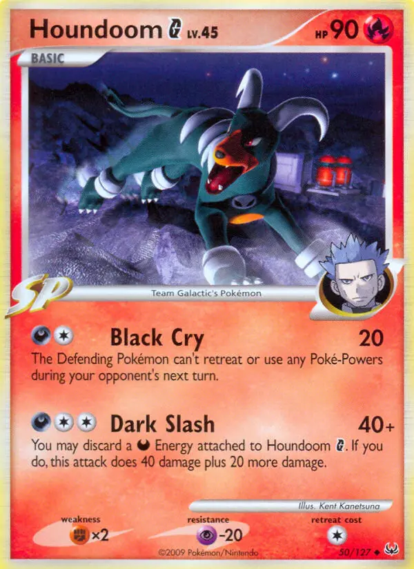 Houndoom G Uncommon rarity Platinum Pokémon card price — $18.75