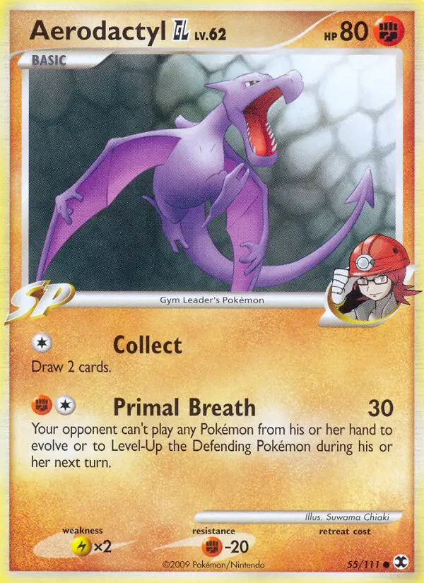Aerodactyl GL Common rarity Rising Rivals Pokémon card price — $9.99