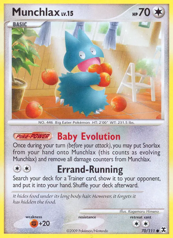 Munchlax Common rarity Rising Rivals Pokémon card price — $45.98