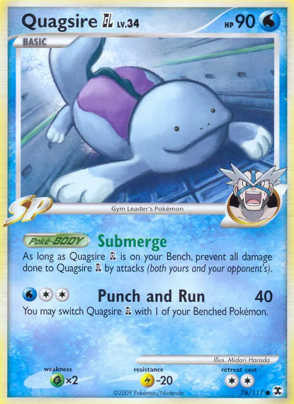 Quagsire GL Common rarity Rising Rivals Pokémon card price — $16.17