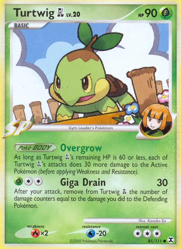 Turtwig GL Common rarity Rising Rivals Pokémon card price — $15.68