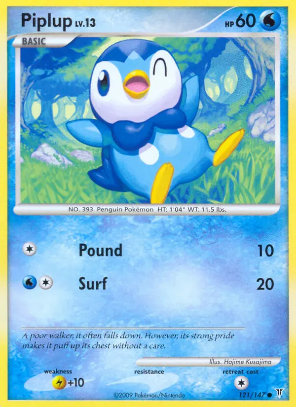 Piplup Common rarity Supreme Victors Pokémon card price — $0.95
