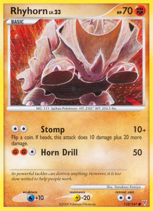 Rhyhorn Common rarity Supreme Victors Pokémon card price — $2.61