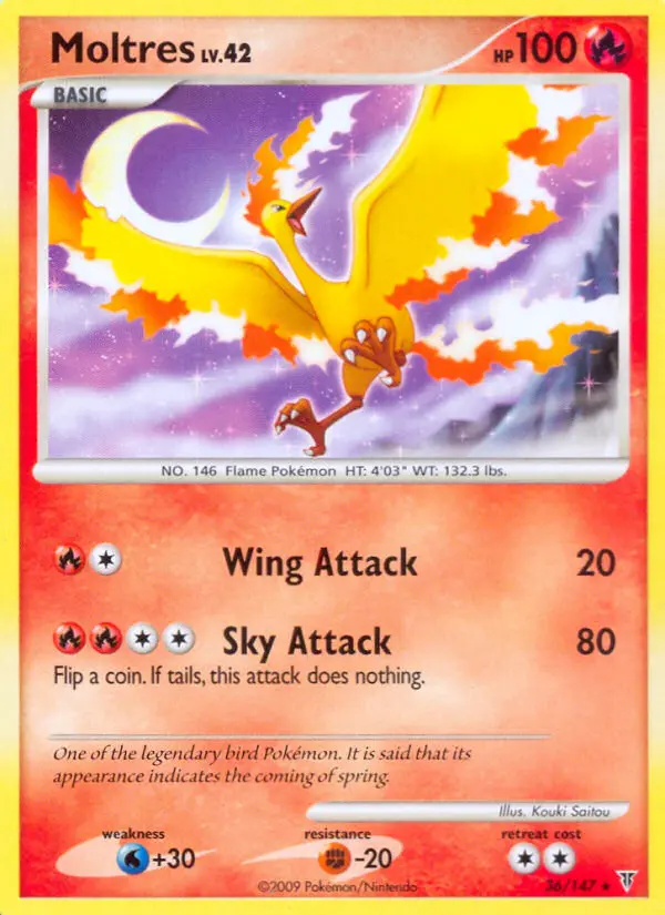 Moltres Rare rarity Supreme Victors Pokémon card price — $3.49